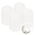 thumbnail image 1 of Uxcell 48 Pcs Anillos Atrapa Sueños, 2.2 pulgadas Floral Macrame Anillos de Plástico DIY Aros Redondos de Plástico para Hacer Manualidades, Colgantes de Pared, Corona de Boda, Navidad, Blanco, 1 of 6