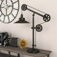 thumbnail image 2 of Evelyn&Zoe Traditional Metal Wide Brim Table Lamp with Pulley System, 2 of 12
