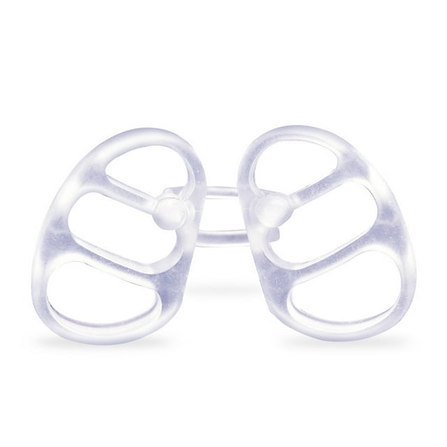 Graflsoa Invisible Nasal Dilators for Snoring Relief - 3-Pack Medium Size, Transparent, Comfortable, and Reusable for Nighttime Use