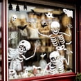 thumbnail image 3 of 4pcs, Halloween Window Clings Decals For Window Glass Decorations, Halloween Window Stickers Skeleton Window Clings Halloween Windows Decorations For Party Decorations, 3 of 5