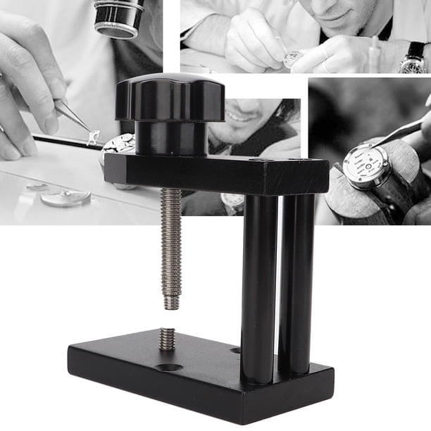 Watch Press Set, Professional Watch Kit de Prensa Herramienta de reparación de la Caja Trasera del Reloj Espiral con 12 Matrices para Cerrar la Tapa Trasera del Relo Ecomeon no