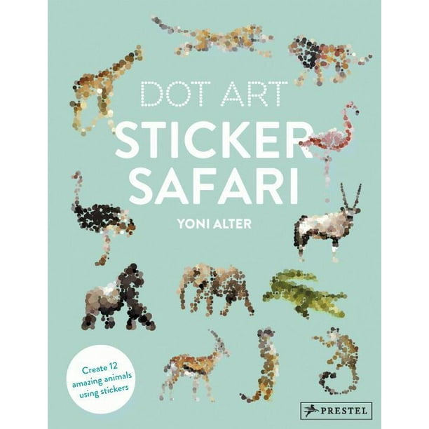 Sticker Safari Dot Art (Paperback)