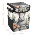 thumbnail image 5 of Rabbit Mini Trash Can for Car: Foldable, Leak-Proof with Lid and Hanging Storage Bag, 5 of 6