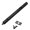 Black-12 inch, variant on Recessed Flush Door Hardware 304 Stainless Steel Concealed Bolt Latch with Finger Pull Slot for Kitchen Entry Panels