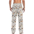 thumbnail image 2 of GZHJMY Cartoon Dogs1 Men's Pajama Pants, Soft and Comfortable Lounge Sleep Bottoms with Pockets, Men's Sleepwear with Custom Print, XX-Large, 2 of 7