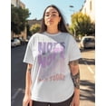 thumbnail image 3 of Women's Graphic T-Shirt White XS Women's Tops Nope Not Today Purple Crew Neck Short Sleeve Shirts for Women, 3 of 3