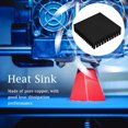 thumbnail image 4 of 3D Printer Extruder Heat Sink MK7 heat sink 3D printer MK8 Extruder Copper Heat Radiator 3D Printer Accessory, Black, D type, 4 of 8