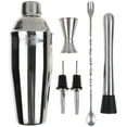 thumbnail image 1 of Ensemble de Shaker à Cocktail, Ensemble Professionnel de 6 Pcs en Acier Inoxydable pour Bar à Cocktail Incluant Shaker à Cocktail de 750 ml, Piston, Cuillère de Mélange, Double Jigger Mind Mesure, Vitesse, 1 of 6