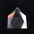 thumbnail image 6 of Prism optical glass crystal pyramid 40mm high rectangular polyhedron suitable for teaching experiments, 6 of 7