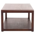 thumbnail image 5 of Safavieh Omara Glam 1 Shelf Ash Veneer Coffee Table, Walnut, 5 of 10