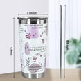 thumbnail image 2 of Christian Tumbler for Women, 20oz Tumbler with Lid and Straw, Coffee Travel Tumbler, Pink Christian I Am A Child of God, Stainless Steel Tumbler, Religious Birthday Inspiration Gifts, 2 of 6