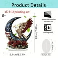 thumbnail image 2 of Independence Day Flat Acrylic Ornament Patriotic 2D Hanging Decoration For Home And Car, 2 of 6