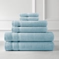 thumbnail image 1 of 6-Piece Classic Luxury Towel Set 650 GSM Combed Soft Cotton, 1 of 2