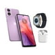thumbnail image 1 of Motorola Moto E14 64GB 2RAM- Morado Smartwatch y Audifonos, 1 of 4