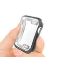 thumbnail image 2 of For Apple Watch Series 5 (40mm) Case, Clear TPU Protective Cover Armor, Shock Adsorption, Drop Protection [Black Frame], 2 of 5