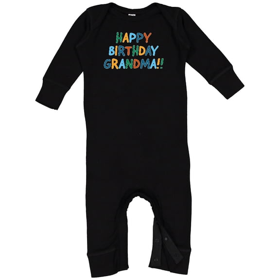 Inktastic Happy Birthday Grandma Baby Romper Coveralls