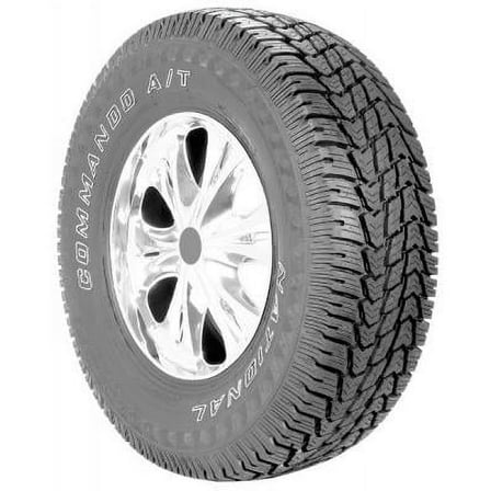 Set of 4 National Commando A/T4S LT265/70R17 121/118S E Tires Fits: 2014-18 Chevrolet Silverado 1500 WT, 2010-21 GMC Sierra 1500 SLE