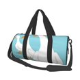thumbnail image 1 of Balery Three White Geese Bolsa de Gimnasio para Mujeres y Hombres, Bolsa de Viaje Impermeable, Bolsa de Fin de Semana con Compartimento para Zapatos y Bolsillo Húmedo, 1 of 6