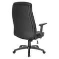 thumbnail image 5 of Executive High Back Black Bonded Leather Office Chair, 5 of 9