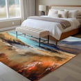 thumbnail image 4 of Natural Landscape Large Area Rugs 8x10 ft Mountain Cloud and River Washable Rug Non Slip Indoor Carpet Absorbent Floor Mat for Living Room Bedroom Dining Room, 4 of 9