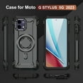 thumbnail image 5 of Dteck Magnetic Case for Motorola Moto G Stylus 5G 2023,Military-Grade Shockproof Silicone +PC Case Built-in Camera Stand Cover for Moto G Stylus 5G 2023,Gray, 5 of 8