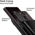 thumbnail image 4 of FYBTO Case for Galaxy S9 Plus Case Wallet 4-Slot Pocket Credit Card ID Holder Scratch Resistant Dual Layer Protective Bumper Rugged Rubber Armor Hard Shell Cover for Samsung Galaxy S9 Plus Purple, 4 of 5