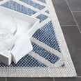 thumbnail image 5 of SAFAVIEH Beach House Aylen Geometric Indoor/Outdoor Area Rug, Blue/Ivory, 5'3" x 7'6", 5 of 16