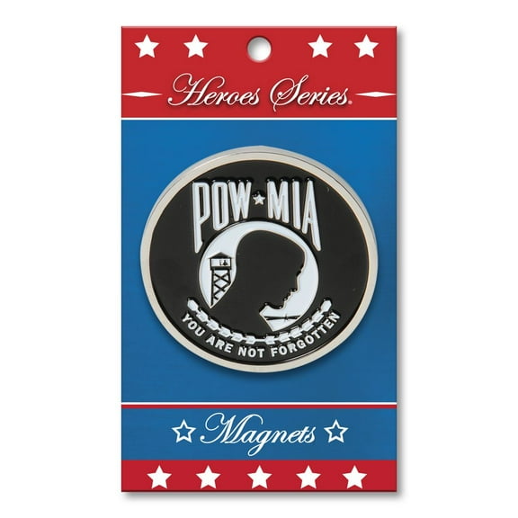 Allied Products Heroes Series POW/MIA Medallion Small Magnet - 3" diameter