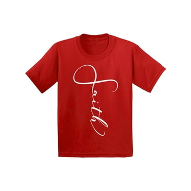 Awkward Styles Faith Toddler Shirt Faith Shirt for Kids Christian T Shirt for Boys Christian Shirts for Girls Faith T-Shirt for Children Christian Gifts for Little One Faith Clothing for Children