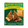 thumbnail image 5 of Nature Valley Crunchy Peanut Butter Chocolate Dipped Granola Squares, 6 Count, 4.68oz, Cardboard Box, 5 of 6