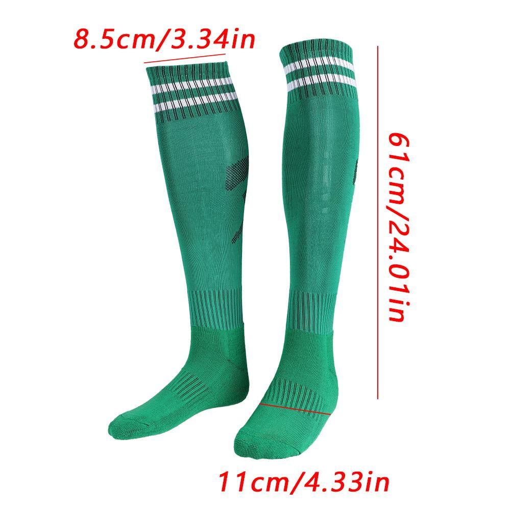 Kritne 1 Pair Breathable AntiSlip Overknee Socks for Outdoor Soccer