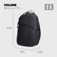 thumbnail image 2 of Topo Designs Light Pack - Versatile Everyday + Everywhere Bag, Internal Laptop Sleeve, Padded Shoulder Straps, 2024 Model (Black), 2 of 11