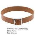 thumbnail image 7 of UDIYO Necklace Punk Retro Faux Leather Buckle Choker Necklace for Dating, 7 of 7