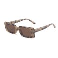 thumbnail image 1 of Gafas de sol rectangulares rosas para mujer, lentes de sol cuadradas de viaje, pequeñas, Vintage, de gelatina, UV400, 1 of 5