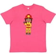 thumbnail image 3 of Inktastic African American Girl, Girl Fireman, Firefighter Youth T-Shirt, 3 of 5