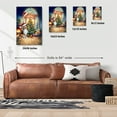 thumbnail image 5 of Merry Christmas Collie Santa Hat Xmas Tree Winter Holiday Vertical Matte Canvas Poster Collie Dog Lover Gifts Idea Wall Art Home Decor - 01013, 5 of 5