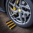 thumbnail image 1 of CHICHUMID 1Pack Black Rubber Triangular Wheel Chocks for RV Tires Anti-Slip Vehicle Stability, 1 of 6