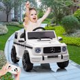 thumbnail image 5 of EastVita Kids 12V Ride on Car, Licensed Mercedes Benz G63 Kids Ride on Toy Car w/Remote Control, Safety Lock, Soft Start, LED Light, Bluetooth, Music, 5 of 6