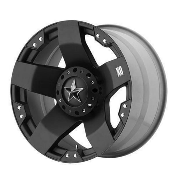 XD775 Rockstar, 24x12 with 8 on 170 Bolt Pattern Dually Matte Black