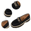 thumbnail image 5 of Womens Shoes,Casual Shoes Trendy Thick Sole Spring Summer Versatile Casual Shoes for Pants,Shoes for Women,Z05 Black,5.5, 5 of 8