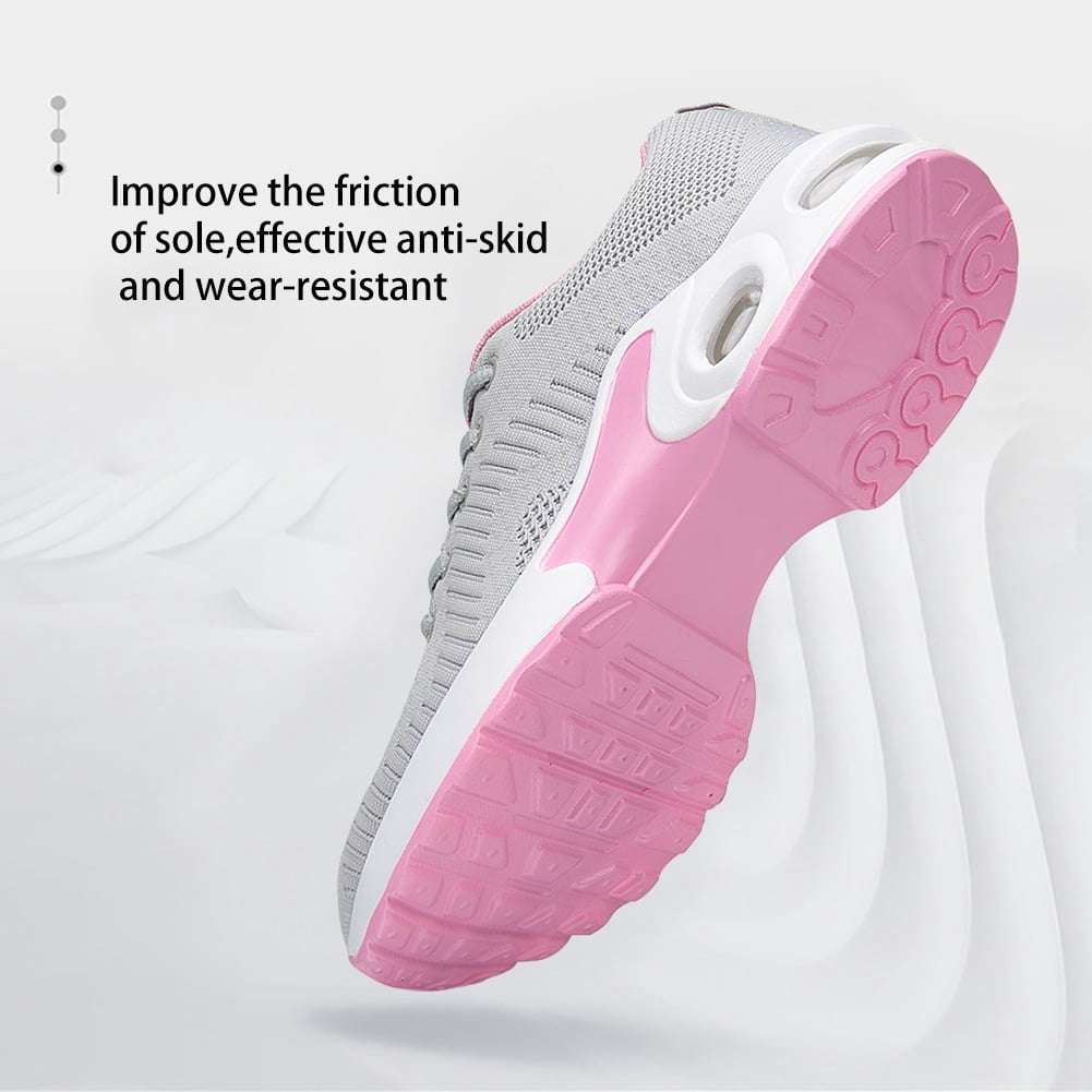 Womens Walking Shoes Lightweight Breathable Mesh Air Cushion Sneakers