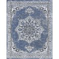 thumbnail image 3 of Traditional 5x8 Area Rug (5'3'' x 7'3'') Oriental Blue, White Living Room Easy to Clean, 3 of 10