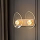 thumbnail image 2 of Aplique de pared moderno, lámpara de pared LED, lámpara de pared de acrílico reguble, para dormitorio, sa de estar, baño, balcón, porche, oficina, Cabeza doble Sunnimix lámpara de pared, 2 of 8