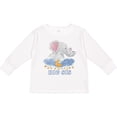 thumbnail image 3 of Inktastic Big Sis Cute Elephants with Moon and Stars Girls Long Sleeve Toddler T-Shirt, 3 of 5