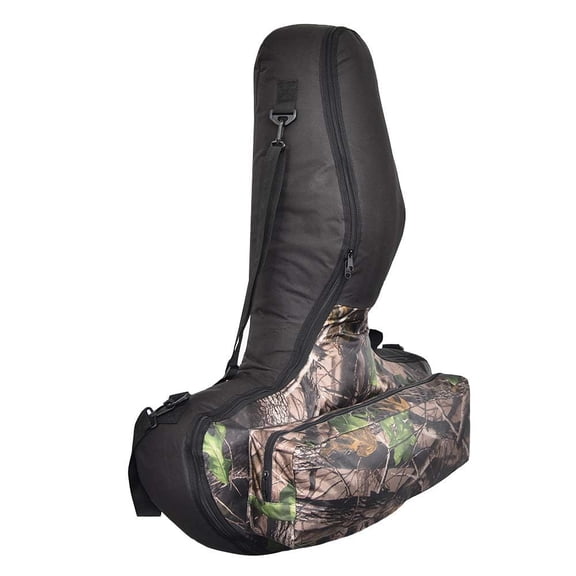 T-Shaped Crossbow Case Soft Backpack Camouflage Archery Cross Bow Bag Lightweight Large Capacity Capacity Oxford Fabric for Outdoor Hunting