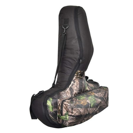 T-Shaped Crossbow Case Soft Backpack Camouflage Archery Cross Bow Bag Lightweight Large Capacity Capacity Oxford Fabric for Outdoor Hunting