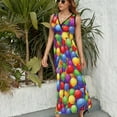 thumbnail image 3 of Balloons Balloons Balloons Sleeveless Dress women's evening dresses Women's clothing prom dresses dress for woman, 3 of 6