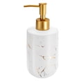 thumbnail image 1 of Dispensador de jabón Uxcell 1Pcs 10 Oz para manos y platos para cocina blanco mate, 1 of 6