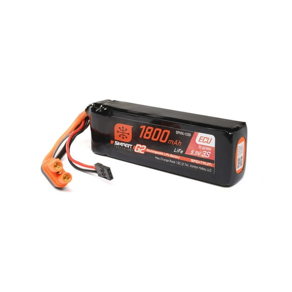 Spektrum Accessories Smart G2 ECU LiFe Battery 1800mAh 3S 10C IC3 SPMX-1059