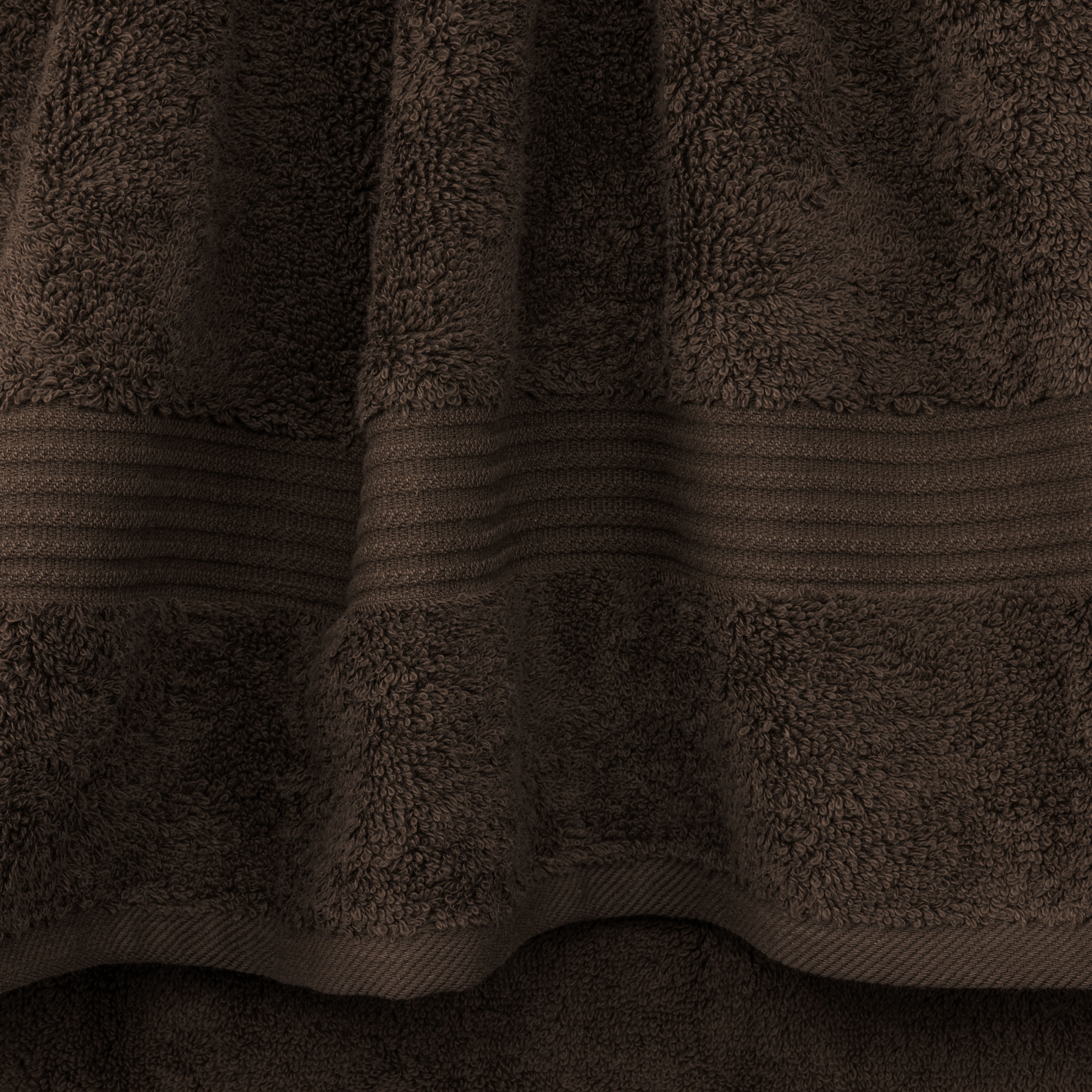 Cotton Paradise 100% Cotton 4 Piece Turkish Bath Towel Set, Soft Plush Towels Clearance Bathroom Set, Brown